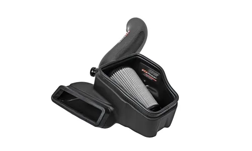 Система холодного впуска Track Series из углепластика, с фильтром Pro DRY S для Volkswagen Golf R 2015–2019 L4-2.0L (t), AFE Power — фото 1