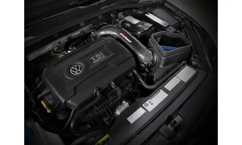 Система холодного впуска Track Series из углепластика, с фильтром Pro 5R для Volkswagen Golf R 2015–2019 L4-2.0L (t), AFE Power — фото 2
