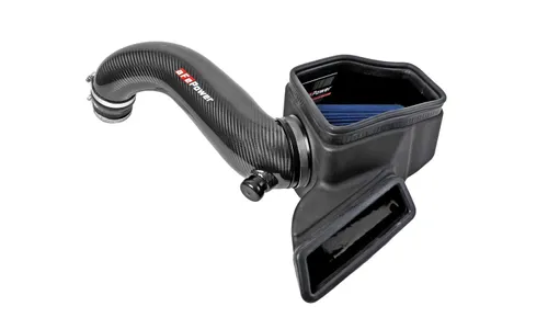 Система холодного впуска Track Series из углепластика, с фильтром Pro 5R для Volkswagen Golf R 2015–2019 L4-2.0L (t), AFE Power — фото 4