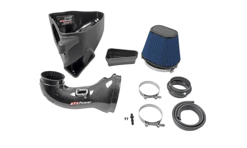 Система холодного впуска Track Series из углепластика, с фильтром Pro 5R для Chevrolet Camaro ZL1 2017–2024 V8-6.2L (sc), AFE Power — фото 3