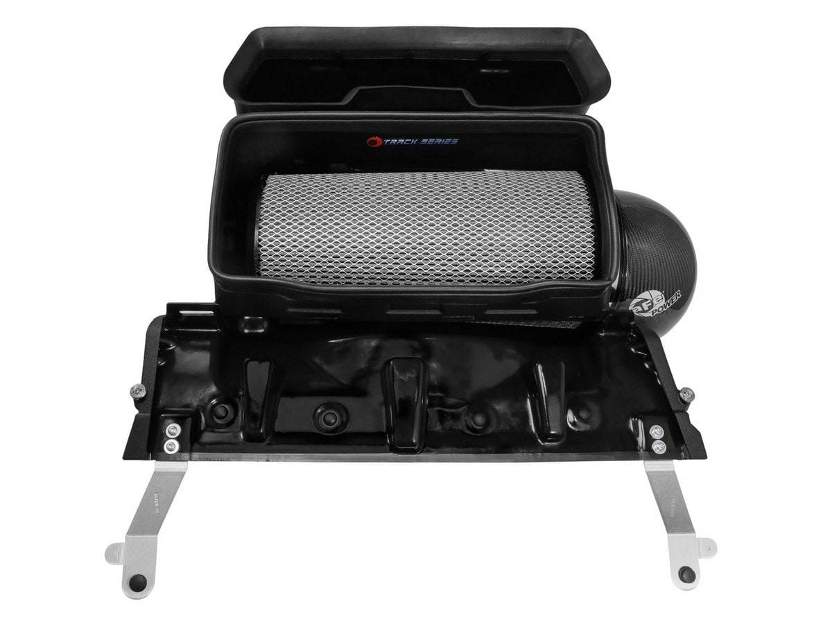 Система холодного впуска Track Series из углепластика, с фильтром Pro DRY S для RAM 1500 TRX 2021–2024 V8-6.2L (sc), AFE Power — фото 4