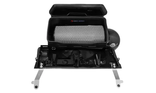 Система холодного впуска Track Series из углепластика, с фильтром Pro DRY S для RAM 1500 TRX 2021–2024 V8-6.2L (sc), AFE Power — фото 4