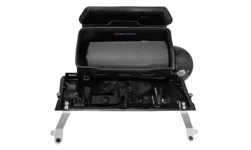 Система холодного впуска Track Series из углепластика, с фильтром Black Pro 5R для RAM 1500 TRX 2021–2024 V8-6.2L (sc), AFE Power — фото 4