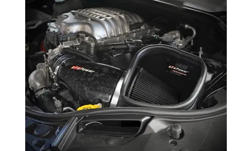 Система холодного впуска Track Series из кованого углепластика, с фильтром Black Pro 5R для Dodge Durango SRT Hellcat 2021–2026 V8-6.2L (sc), AFE Power — фото 3