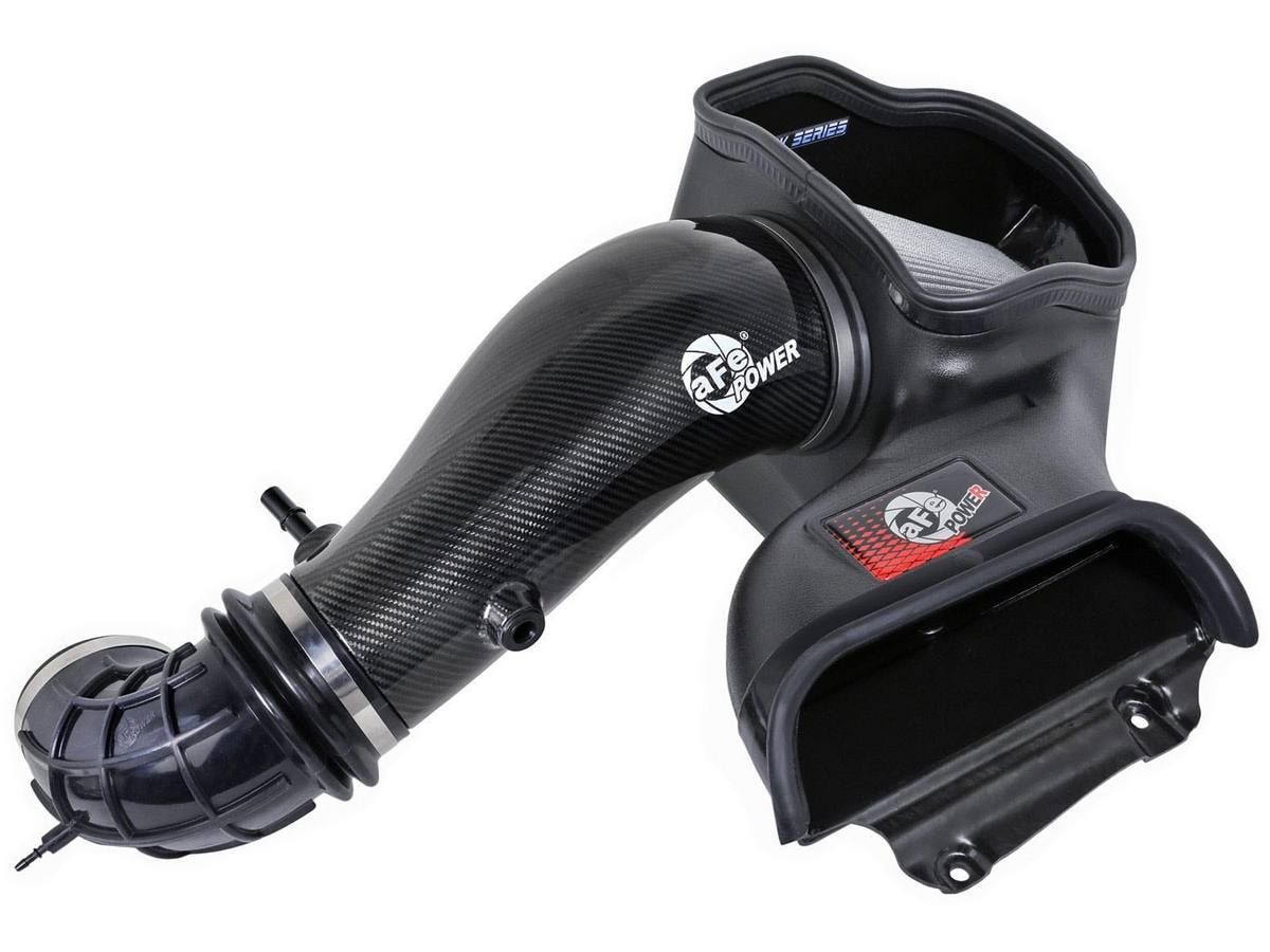 Система холодного впуска Track Series из углепластика, с фильтром Pro DRY S для Ford F-150 Raptor R 2023–2026 V8-5.2L (sc), AFE Power — фото 4