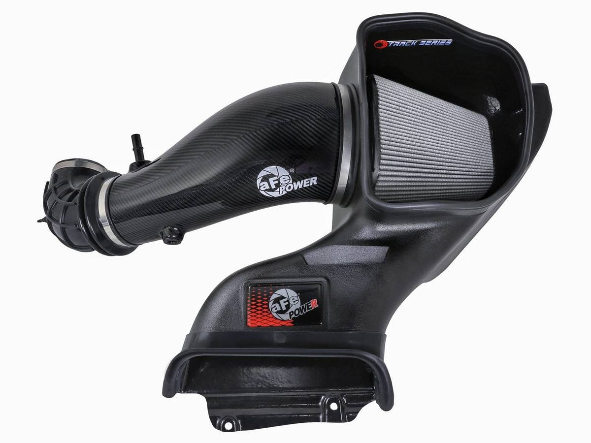 Система холодного впуска Track Series из углепластика, с фильтром Pro DRY S для Ford F-150 Raptor R 2023–2026 V8-5.2L (sc), AFE Power — фото 6