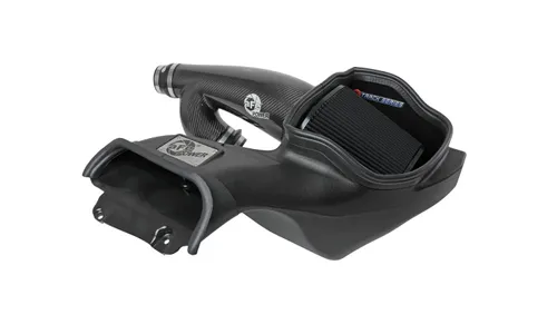 Система холодного впуска Track Series из углепластика, с фильтром Black Pro 5R для Ford F-150 Raptor 2021–2026 V6-3.5L (tt), AFE Power — фото 1