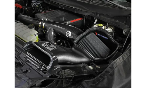 Система холодного впуска Track Series из углепластика, с фильтром Black Pro 5R для Ford F-150 Raptor 2021–2026 V6-3.5L (tt), AFE Power — фото 3
