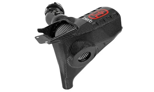 Система холодного впуска Takeda Black Series Momentum из углепластика, с фильтром Pro DRY S для Honda Civic Type R 2017–2021 L4-2.0L (t), AFE Power — фото 5