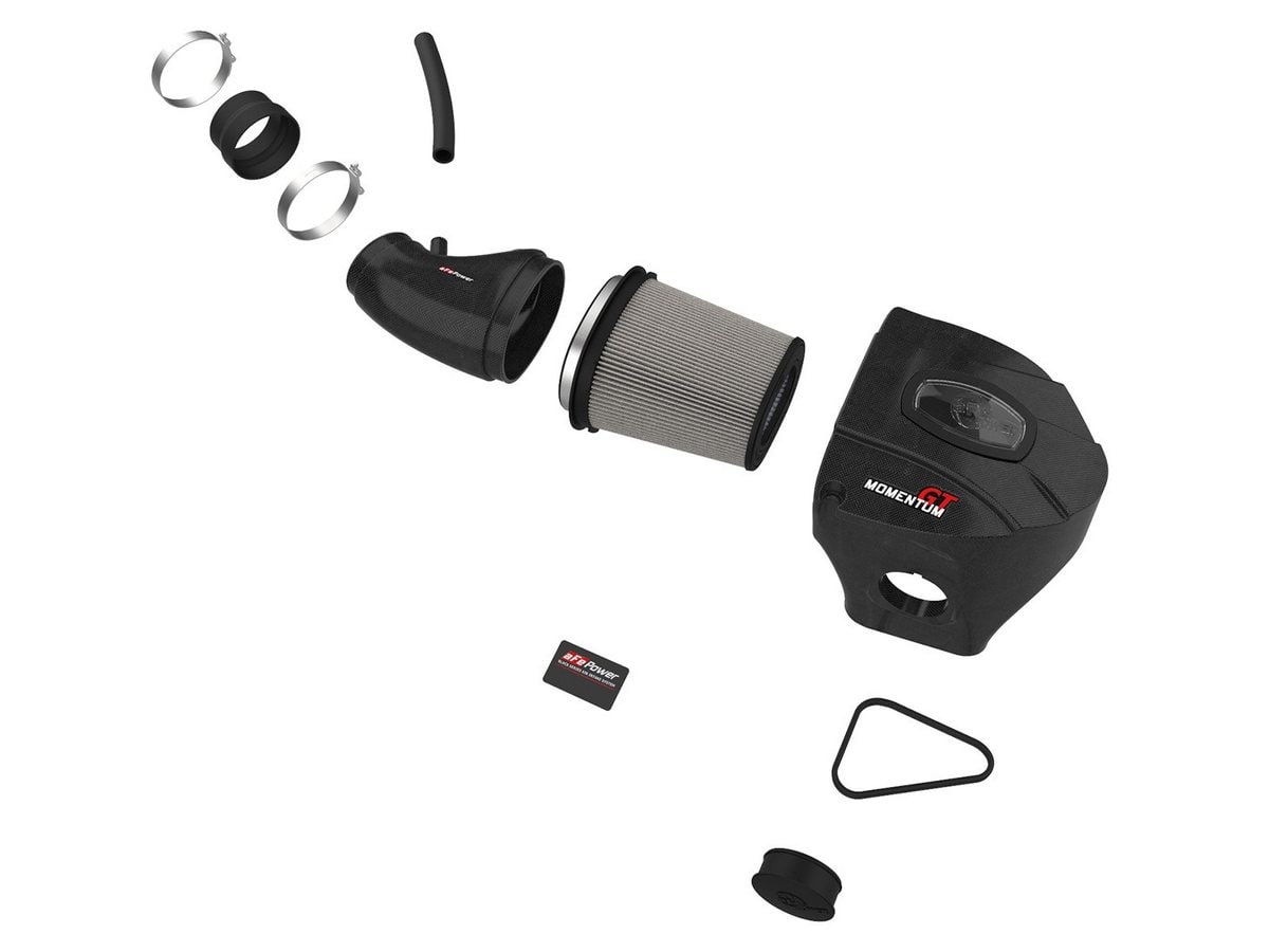Система холодного впуска Black Series из углепластика, с фильтром Pro DRY S для Dodge Challenger/Charger/Chrysler 300 SRT8/SRT 2011–2023 V8-6.4L HEMI, AFE Power — фото 2