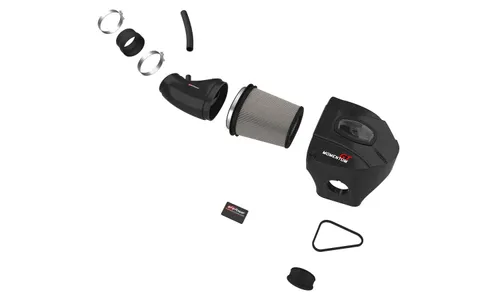 Система холодного впуска Black Series из углепластика, с фильтром Pro DRY S для Dodge Challenger/Charger/Chrysler 300 SRT8/SRT 2011–2023 V8-6.4L HEMI, AFE Power — фото 2
