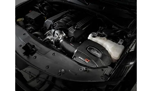 Система холодного впуска Black Series из углепластика, с фильтром Pro DRY S для Dodge Challenger/Charger/Chrysler 300 SRT8/SRT 2011–2023 V8-6.4L HEMI, AFE Power — фото 3