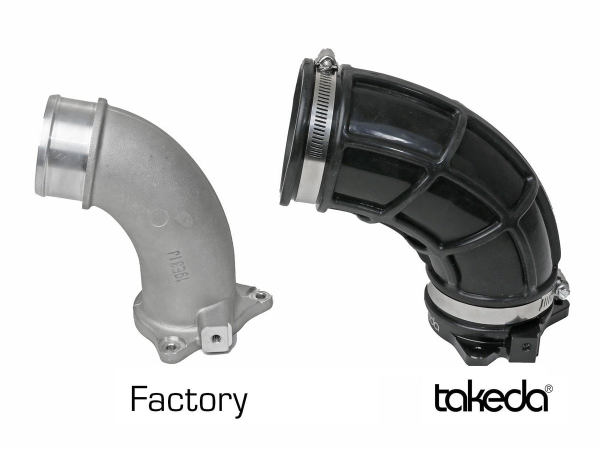 Входной патрубок турбокомпрессора Takeda для впуска Takeda, чёрный, AFE Power — фото 3