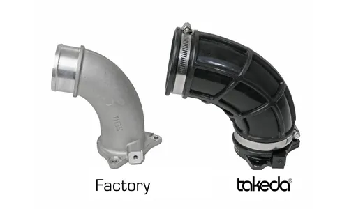 Входной патрубок турбокомпрессора Takeda для впуска Takeda, чёрный, AFE Power — фото 3