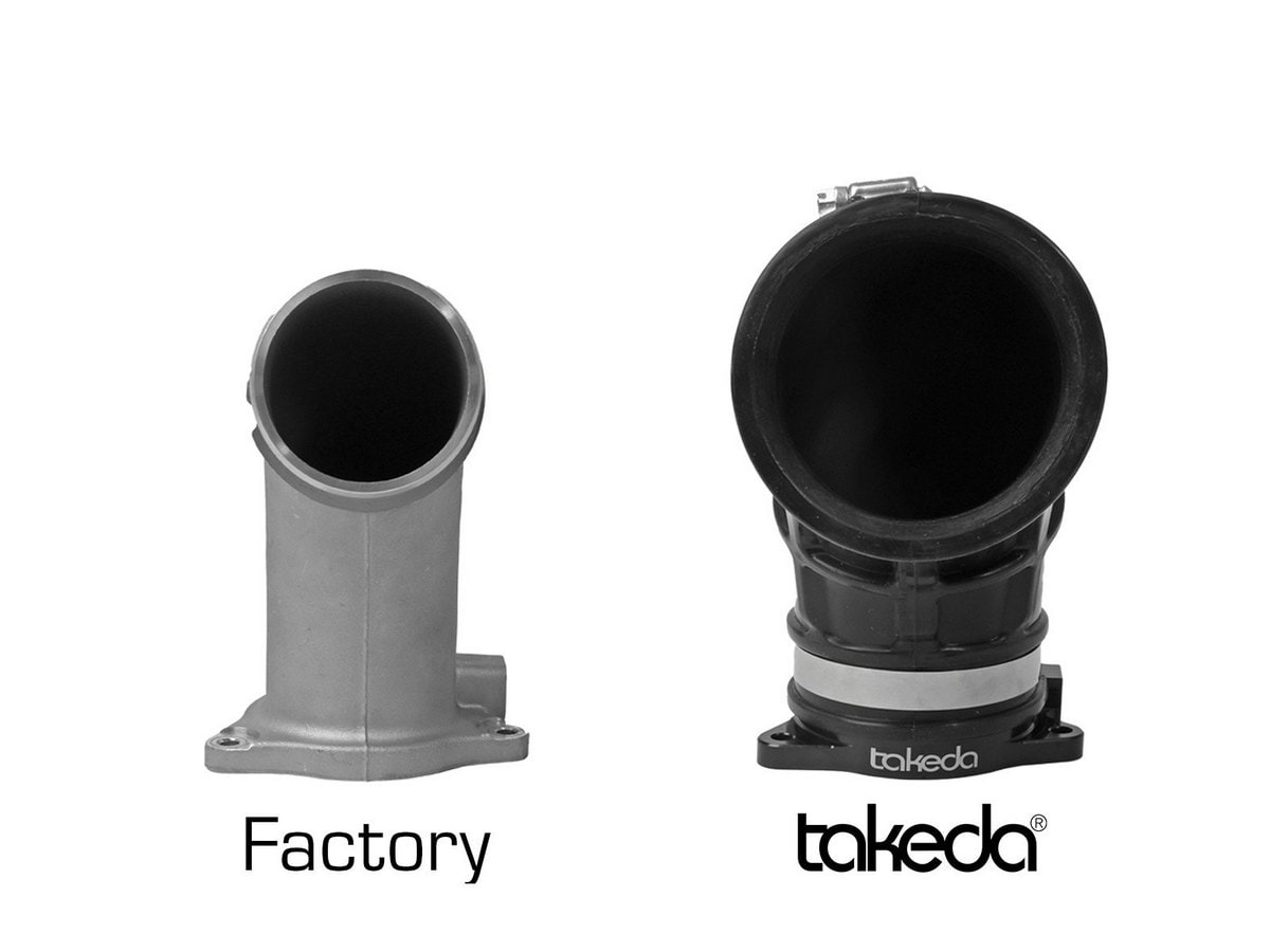 Входной патрубок турбокомпрессора Takeda для впуска Takeda, чёрный, AFE Power — фото 4