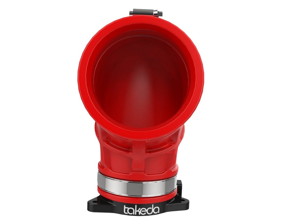 Входной патрубок турбокомпрессора Takeda для впуска Takeda, красный, AFE Power — фото 7
