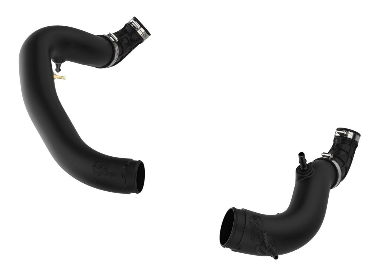 Входной патрубок турбокомпрессора, чёрный для Ford F-150 2015–2016 V6-3.5L (tt), AFE Power — фото 1