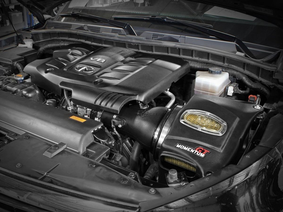 Система холодного впуска Momentum GT, с фильтром Pro GUARD7 для Nissan Armada 2017–2019/ Nissan Patrol 2010–2019 (Y62)/ Infiniti QX80 2014–2019 V8-5.6L, AFE Power — фото 3