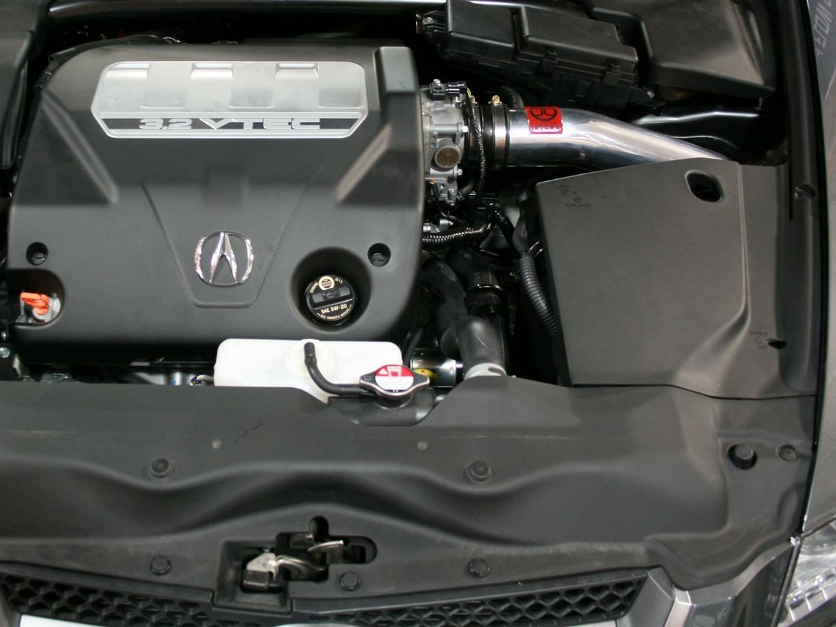 Система холодного впуска Takeda Stage-2, с фильтром Pro DRY S, полированное исполнение для Honda Accord 2003–2007 V6-3.0L / Acura TL 2004–2008 V6-3.2L, AFE Power — фото 2