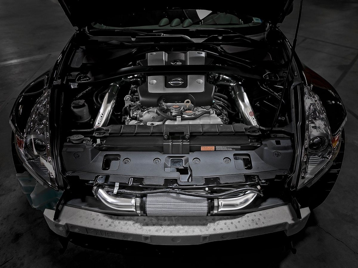 Система холодного впуска Takeda Attack Stage-2 Pro, с фильтром Pro DRY S для Nissan 370Z 2009–2020 V6-3.7L, AFE Power — фото 2