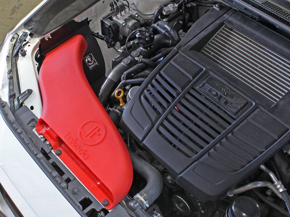 Система холодного впуска Takeda Attack Stage-2 Pro, с фильтром Pro DRY S для Subaru WRX 2015–2021 H4-2.0L (t), AFE Power — фото 2