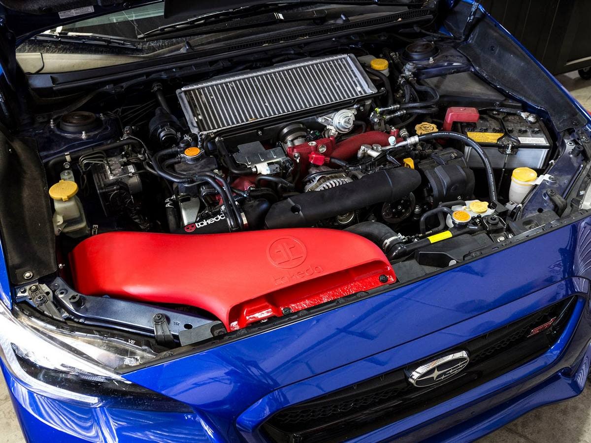 Система холодного впуска Takeda Attack Stage-2 Pro, с фильтром Pro DRY S для Subaru WRX STI 2015–2017 H4-2.5L (t), AFE Power — фото 2