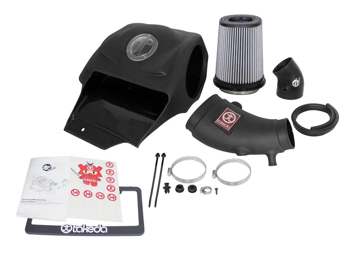 Система холодного впуска Takeda Momentum, с фильтром Pro DRY S для Honda S2000 (AP1/AP2) 2000–2009 L4-2.0L/2.2L, AFE Power — фото 6