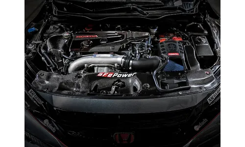 Система холодного впуска Takeda Momentum, с фильтром Pro 5R для Honda Civic Type R 2017–2021 L4-2.0L (t), AFE Power — фото 3