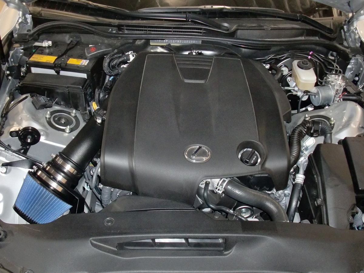 Система холодного впуска Takeda Stage-2, с фильтром Pro 5R для Lexus IS250/IS300/IS350 2006–2020 V6-2.5L/3.5L, AFE Power — фото 7