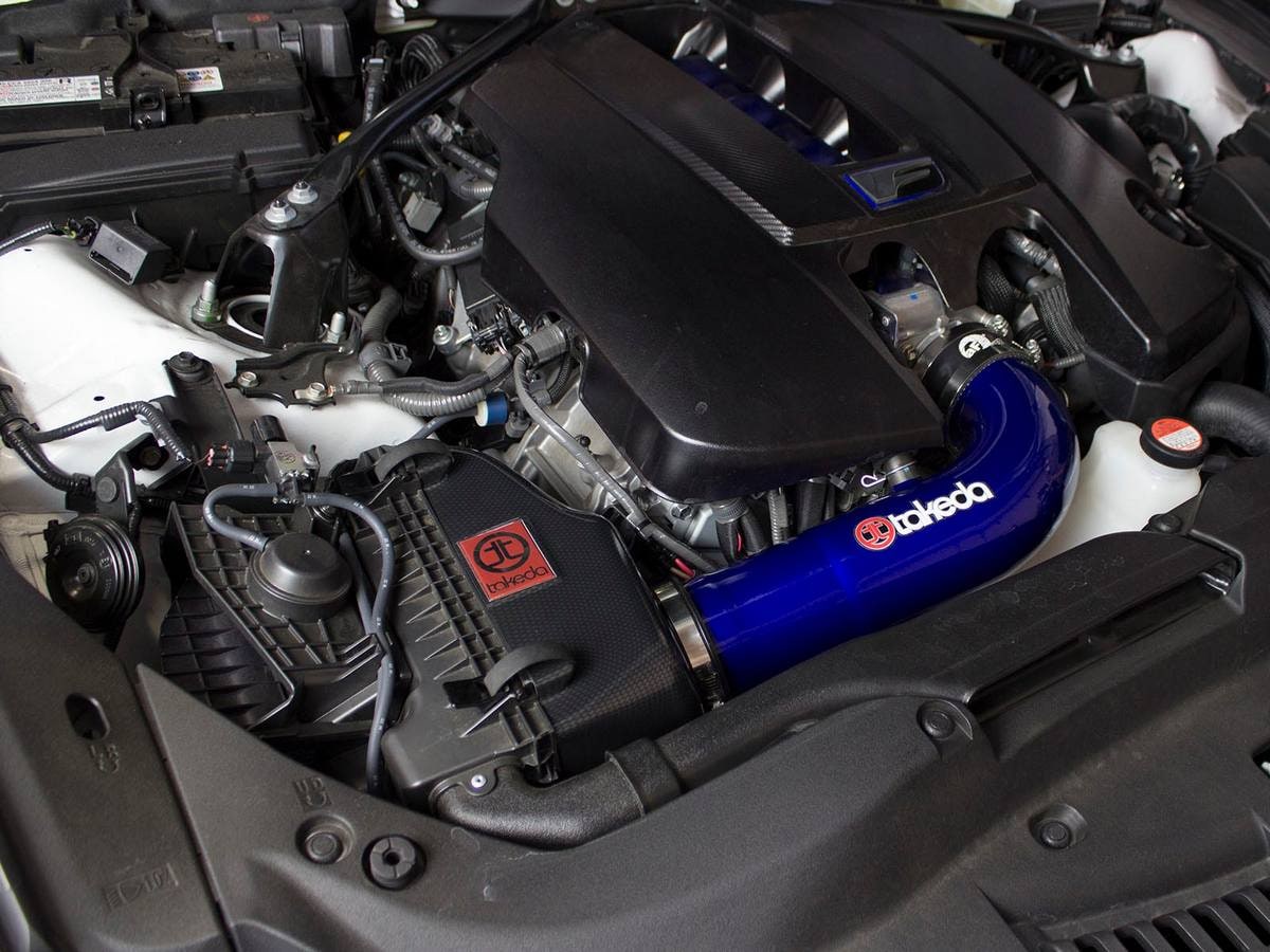 Система холодного впуска Takeda Retain Stage-2, с фильтром Pro 5R для Lexus RC F 2015–2025/GS F 2016–2020/IS500 2022–2025 V8-5.0L, AFE Power — фото 2