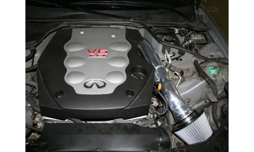 Система холодного впуска Takeda Stage-2, с фильтром Pro DRY S для Nissan 350Z 2003–2006 / Infiniti G35 (Coupe/Sedan) 2003–2007 / Infiniti FX35 2003–2008 V6-3.5L (VQ35DE), AFE Power — фото 2