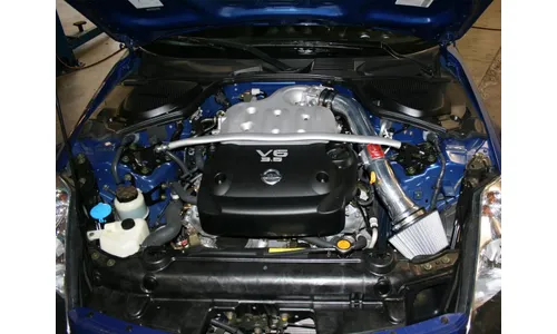 Система холодного впуска Takeda Stage-2, с фильтром Pro DRY S для Nissan 350Z 2003–2006 / Infiniti G35 (Coupe/Sedan) 2003–2007 / Infiniti FX35 2003–2008 V6-3.5L (VQ35DE), AFE Power — фото 2