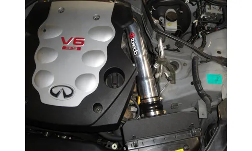 Система холодного впуска Takeda Stage-2, с фильтром Pro DRY S для Infiniti G35 2003–2006 V6-3.5L (VQ35DE), AFE Power — фото 6