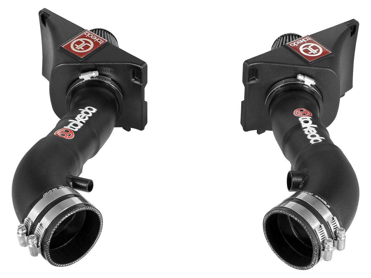 Система холодного впуска Takeda Stage-2, с фильтром Pro DRY S для Infiniti Q50 (V37) 2014–2015 V6-3.7L, AFE Power — фото 2