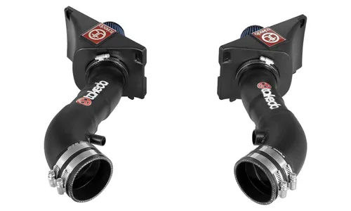 Система холодного впуска Takeda Stage-2, с фильтром Pro 5R для Infiniti Q50 (V37) 2014–2015 V6-3.7L, AFE Power — фото 2