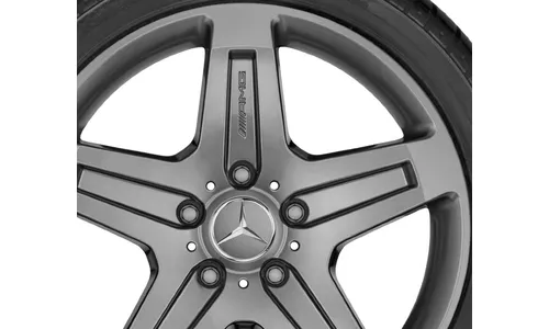Колесный диск AMG 9,5J×19 ET50 для Mercedes-Benz G463/W463, передняя и задняя оси, титаново-серый, 5 спиц — фото 3