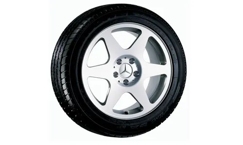 Колесный диск 8,25J×17 ET34 для Mercedes-Benz 190 W201 / E-Class 124 / SL R129, передняя и задняя оси, серебристый, Ceginus EVO II — фото 6