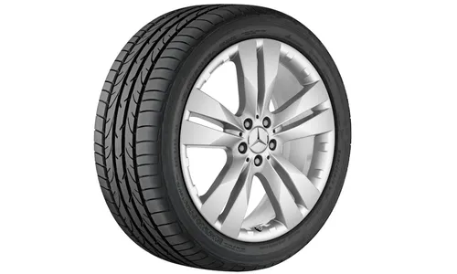 Колесный диск 8,5J×20 ET56 для Mercedes-Benz X164, передняя и задняя оси, титаново-серебристый — фото 1