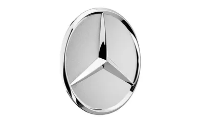 Центральный колпачок с объемной звездой, 70 мм, серебристый Sterling Silver, Mercedes — фото 2