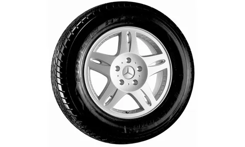 Колесный диск 7,5J×18 ET43 для Mercedes-Benz G463/W463, передняя и задняя оси, стерлингово-серебристый, 5 спиц — фото 1