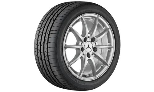 Колесный диск 7,5J×17 ET56 для Mercedes-Benz W164, передняя и задняя оси, титаново-серебристый — фото 1