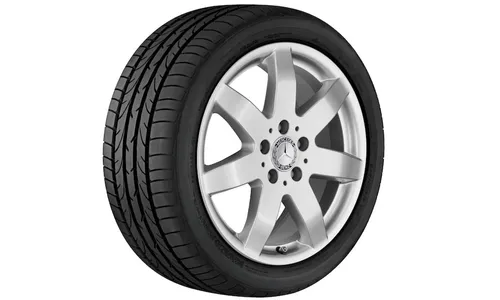 Колесный диск 7,5J×17 ET56 для Mercedes-Benz W164, передняя и задняя оси, титаново-серебристый — фото 1