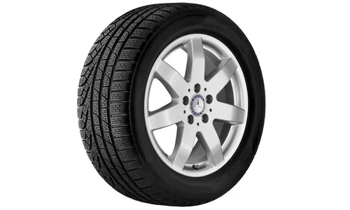 Колесный диск 7,5J×17 ET56 для Mercedes-Benz W164, передняя и задняя оси, титаново-серебристый — фото 2