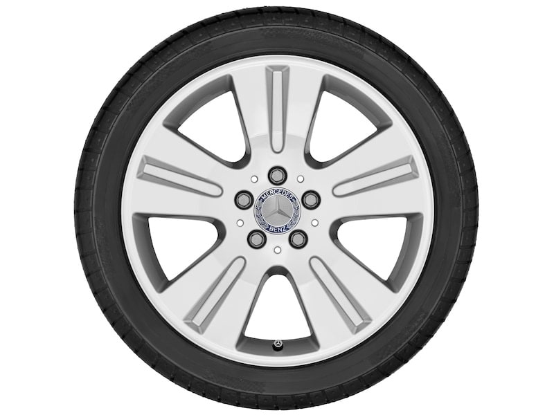 Колесный диск 8J×18 ET60 для Mercedes-Benz W164, передняя и задняя оси, титаново-серебристый — фото 3