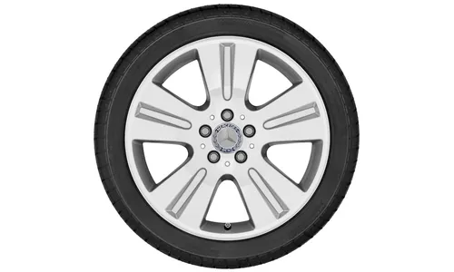 Колесный диск 8J×18 ET60 для Mercedes-Benz W164, передняя и задняя оси, титаново-серебристый — фото 3