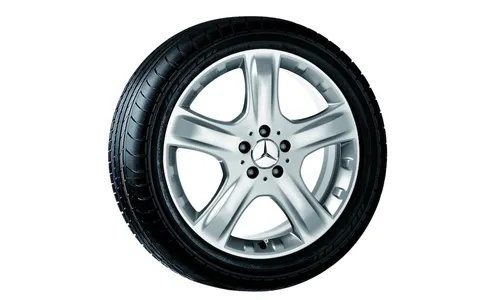 Колесный диск 8J×19 ET60 для Mercedes-Benz W164, передняя и задняя оси, титаново-серебристый — фото 1