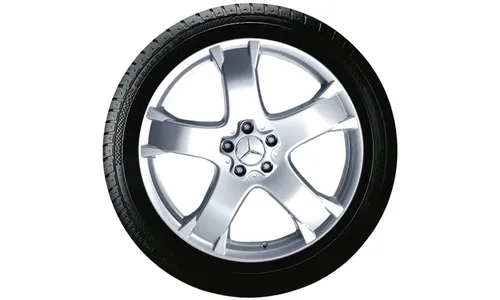 Колесный диск 8,5J×20 ET56 для Mercedes-Benz GL 164, передняя и задняя оси, серебристый Sterling Silver, 5 спиц — фото 2