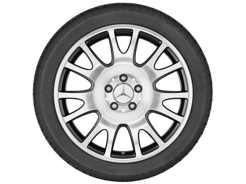 Колесный диск 8,5J×18 ET30 для Mercedes-Benz C209/R171, задняя ось, антрацитовый — фото 3