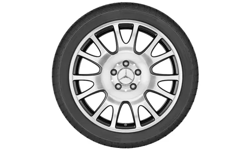 Колесный диск 8,5J×18 ET30 для Mercedes-Benz C209/R171, задняя ось, антрацитовый — фото 3