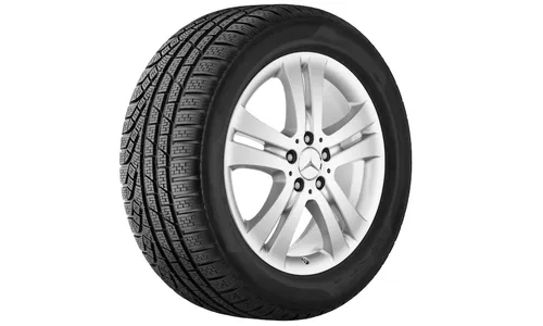 Колесный диск 8J×18 ET67 для Mercedes-Benz W251, передняя и задняя оси, титаново-серебристый — фото 2